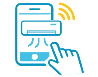 Smart Control Air Conditioner Icon