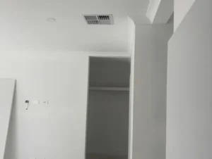 Ceiling ducted air conditioning outlet installed in a new home in Henley Brook
